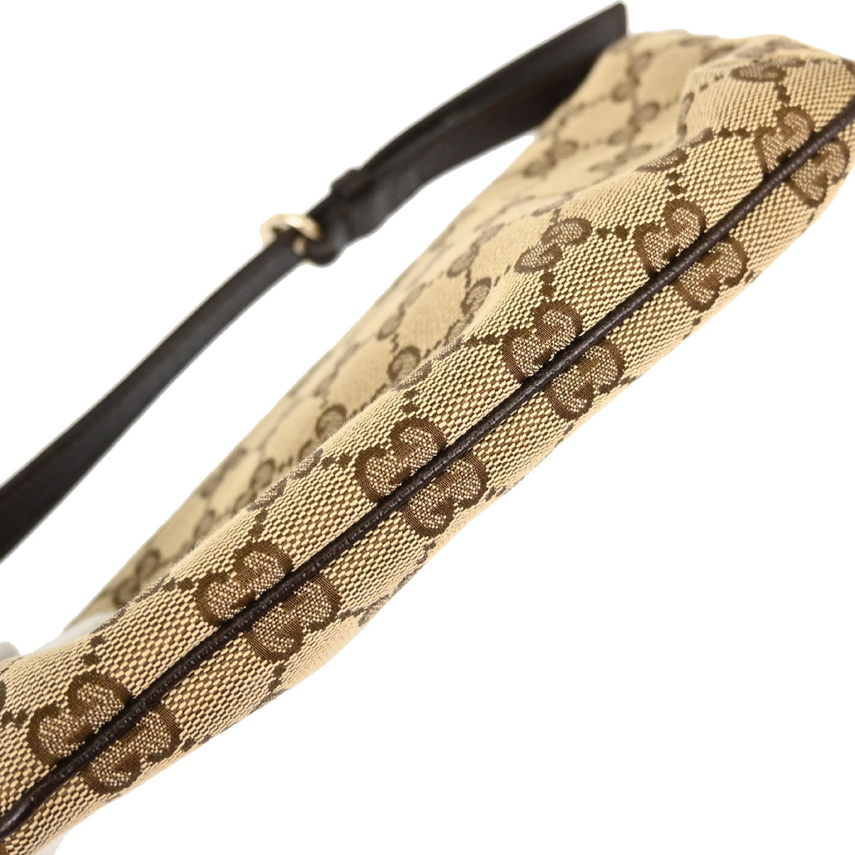 Gucci Beige Brown Canvas GG Handbag