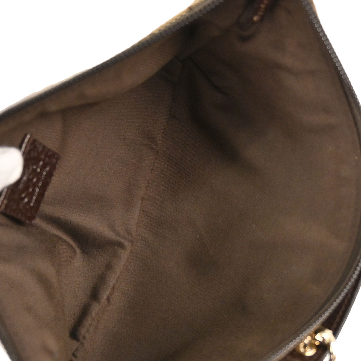 Gucci Beige Brown Canvas GG Handbag