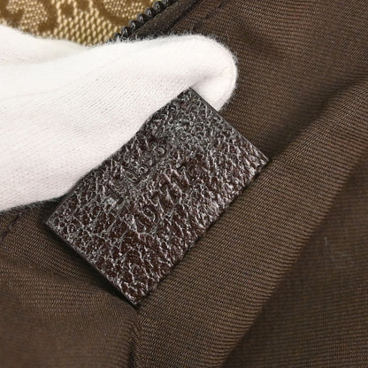 Gucci Beige Brown Canvas GG Handbag