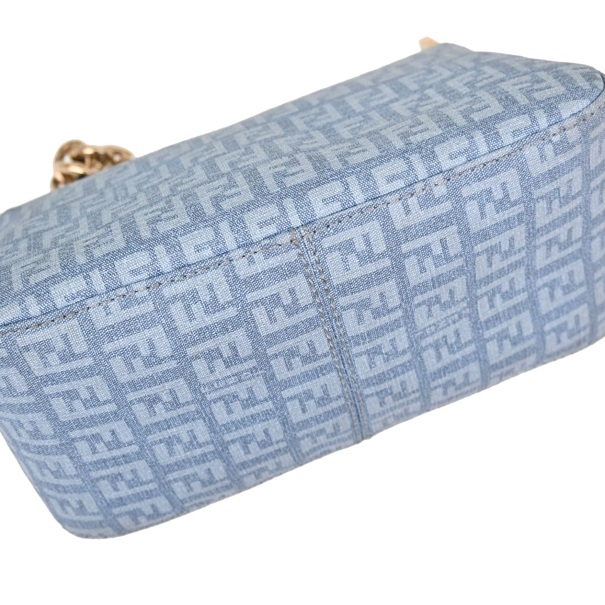 Fendi Light Blue Zucchino Handbag