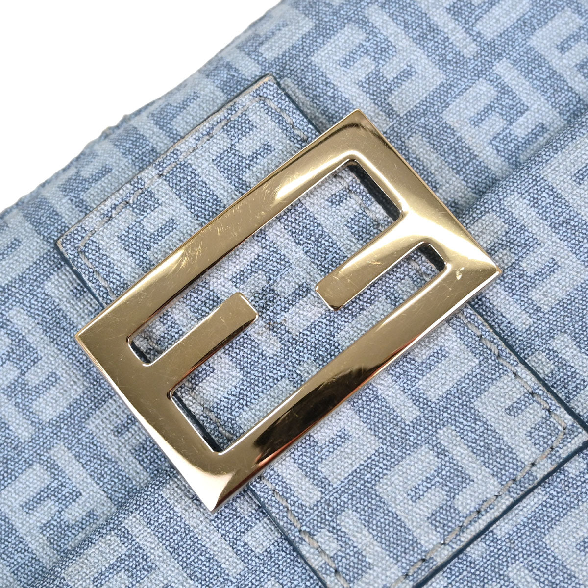 Fendi Light Blue Zucchino Handbag