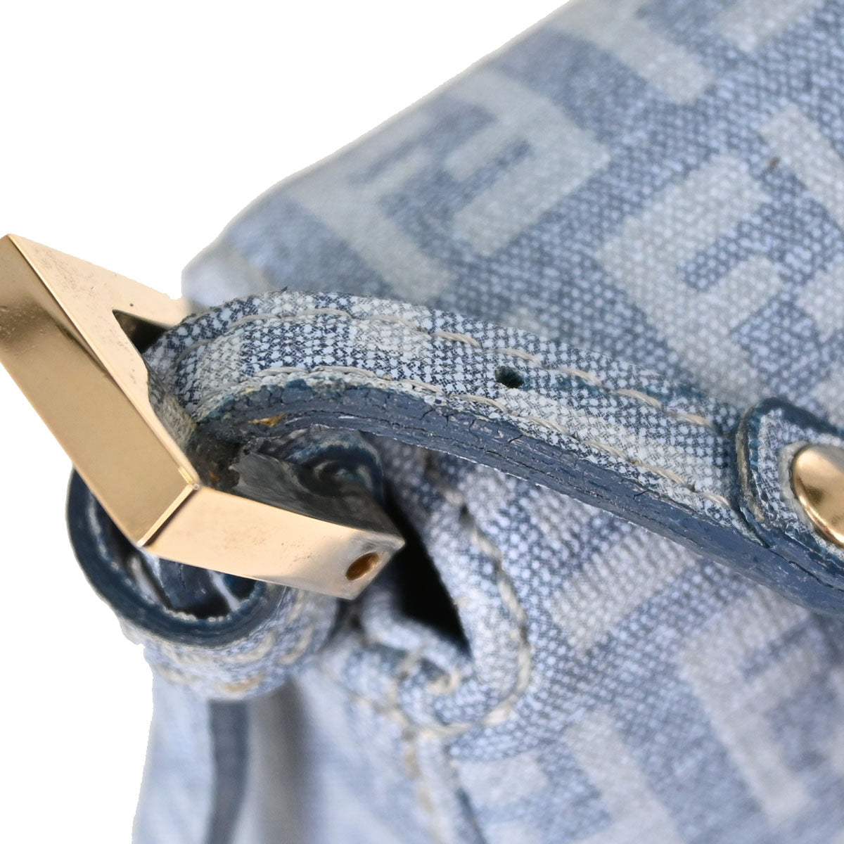 Fendi Light Blue Zucchino Handbag