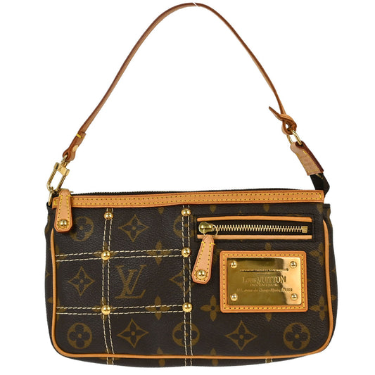 Louis Vuitton Monogram Rivet Pochette Accessoires Handbag M40141