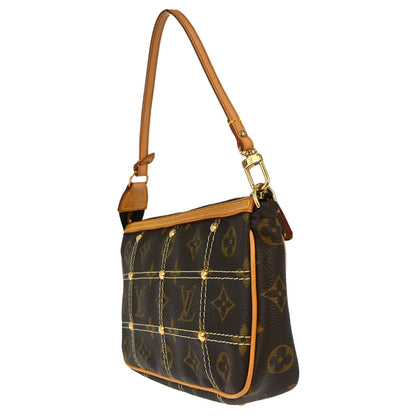 Louis Vuitton Monogram Rivet Pochette Accessoires Handbag M40141