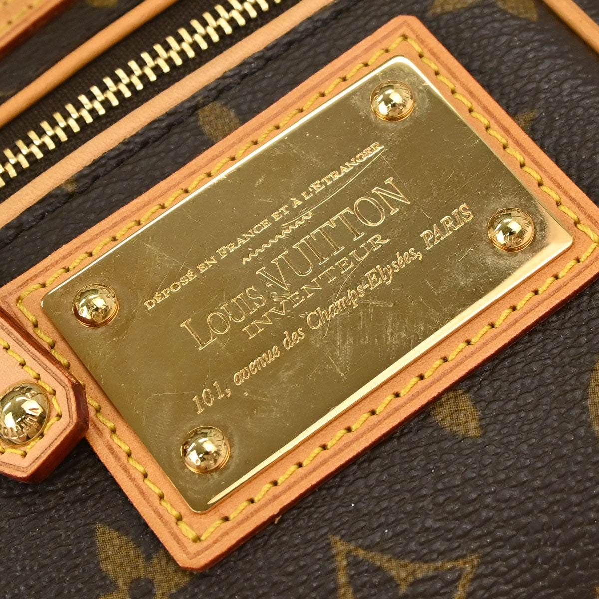 Louis Vuitton Monogram Rivet Pochette Accessoires Handbag M40141