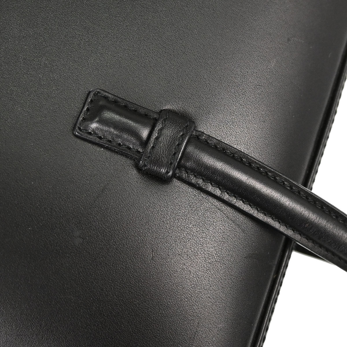 Loewe Black Leather Tote Square Handbag