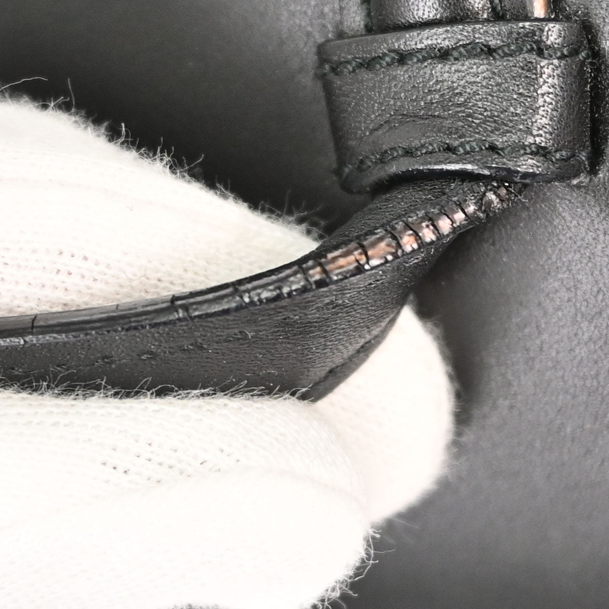 Loewe Black Leather Tote Square Handbag