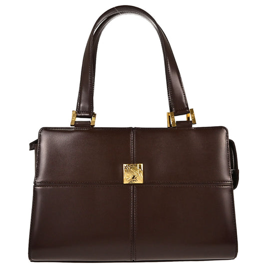 Yves Saint Laurent Brown Leather Tote Handbag