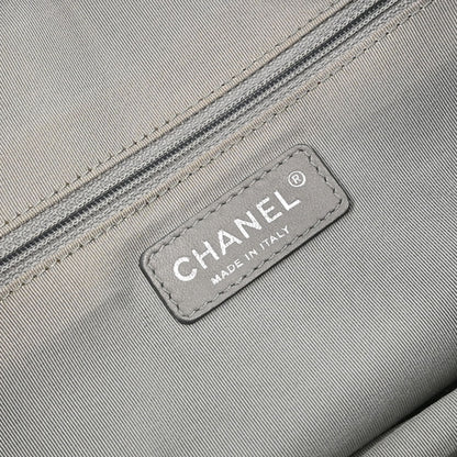Chanel Black Quilted Nylon Tweed Stitch Paris-Byzance Bowling Bag