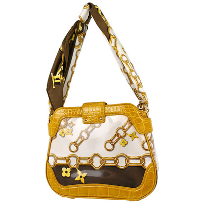 Louis Vuitton * Monogram Charms Crocodile Sackfrill Handbag M95151