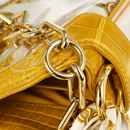 Louis Vuitton * Monogram Charms Crocodile Sackfrill Handbag M95151