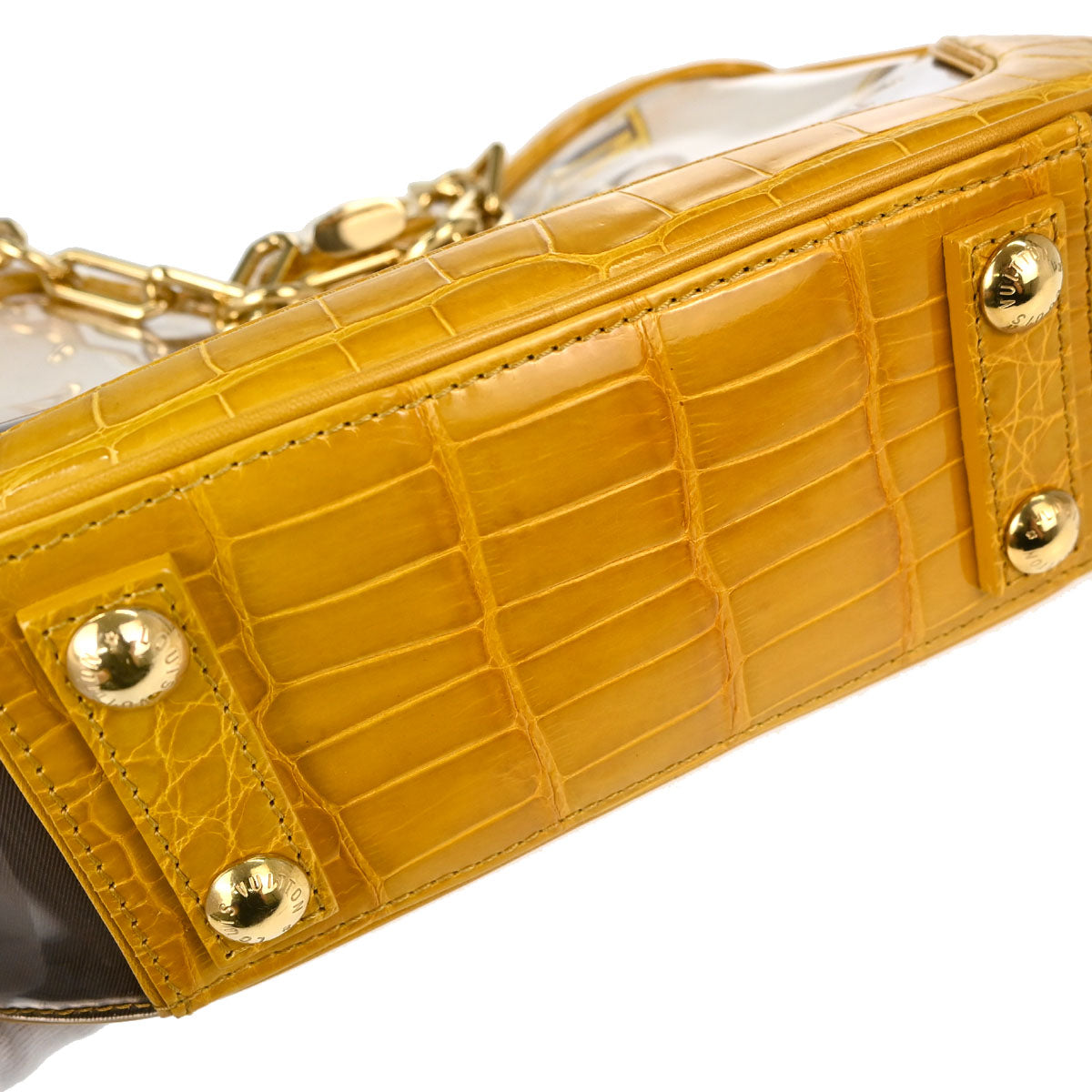 Louis Vuitton * Monogram Charms Crocodile Sackfrill Handbag M95151