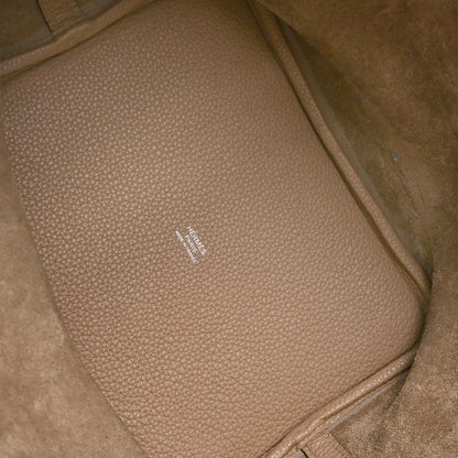 Hermes Beige de Weimar Taurillon Picotin Lock 22 MM Handbag