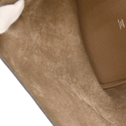 Hermes Beige de Weimar Taurillon Picotin Lock 22 MM Handbag