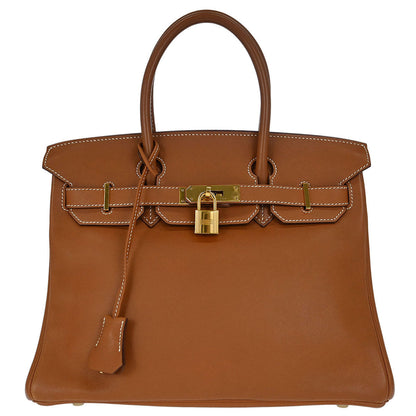 Hermes Gold Swift Birkin 30 Handbag