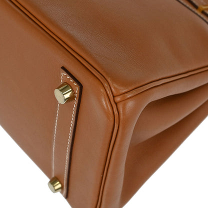 Hermes Gold Swift Birkin 30 Handbag