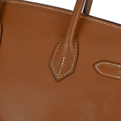 Hermes Gold Swift Birkin 30 Handbag