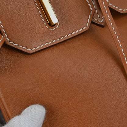 Hermes Gold Swift Birkin 30 Handbag