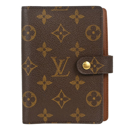 Louis Vuitton Monogram Agenda PM Notebook Cover R20005 Small Good