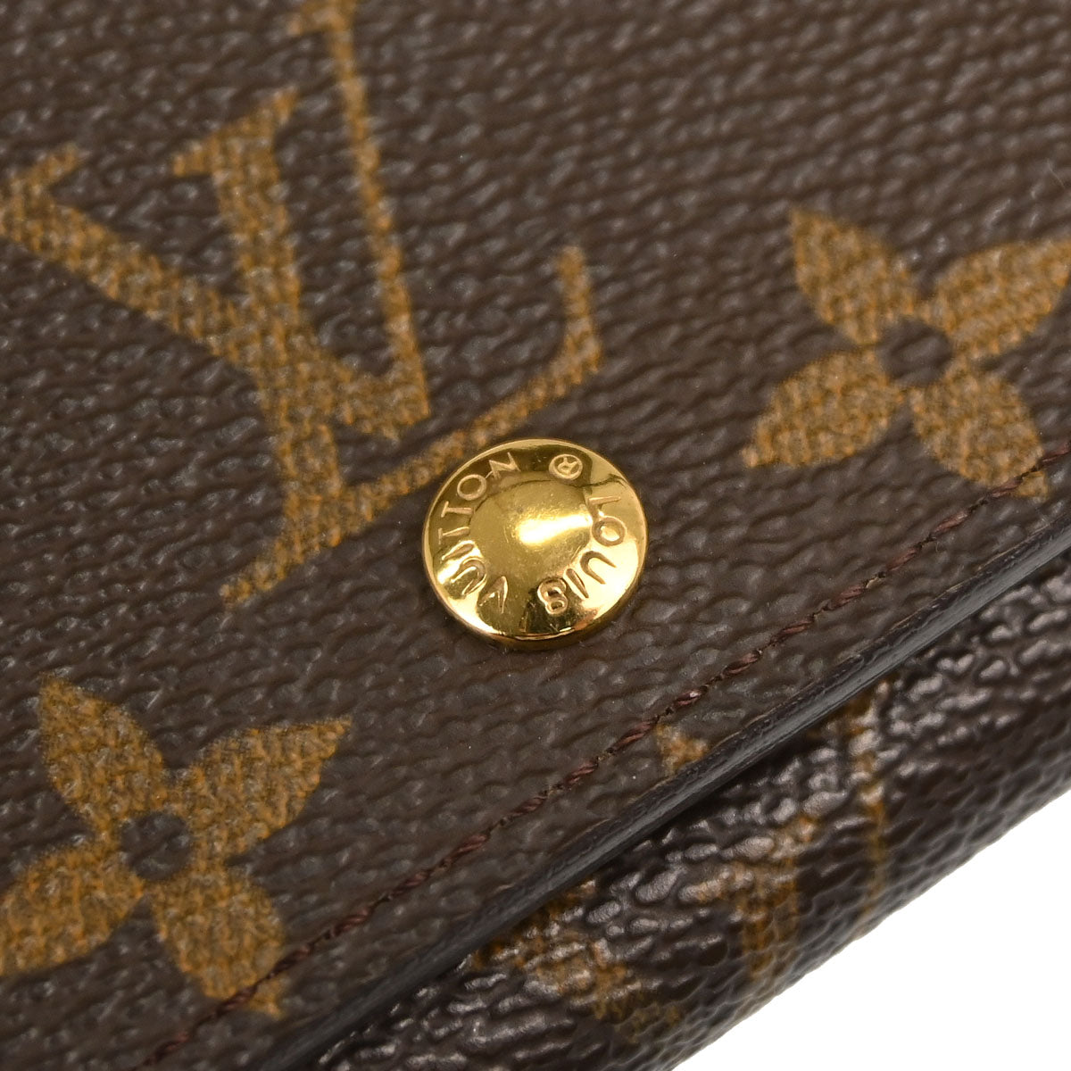 Louis Vuitton Monogram Porte Monnaie Billet Tresor Wallet M61730