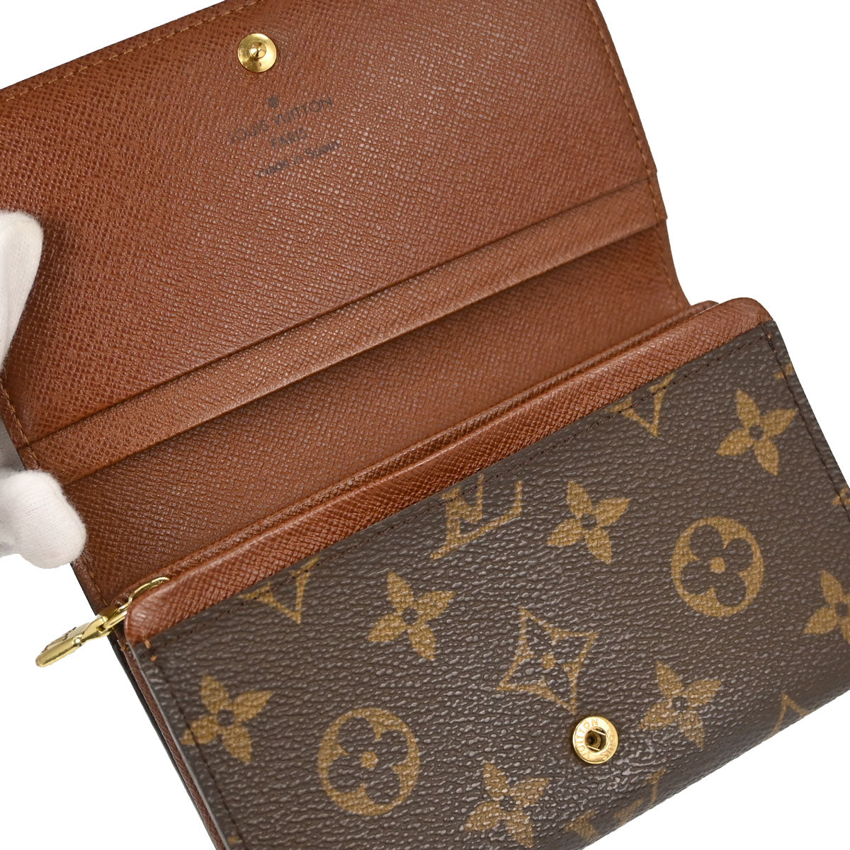 Louis Vuitton Monogram Porte Monnaie Billet Tresor Wallet M61730