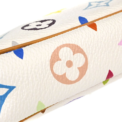 Louis Vuitton White Multicolor Pochette Accessoires M92649