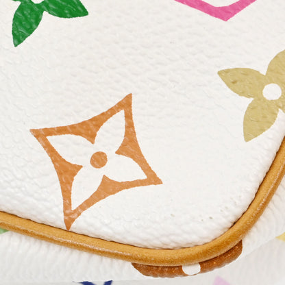 Louis Vuitton White Multicolor Pochette Accessoires M92649