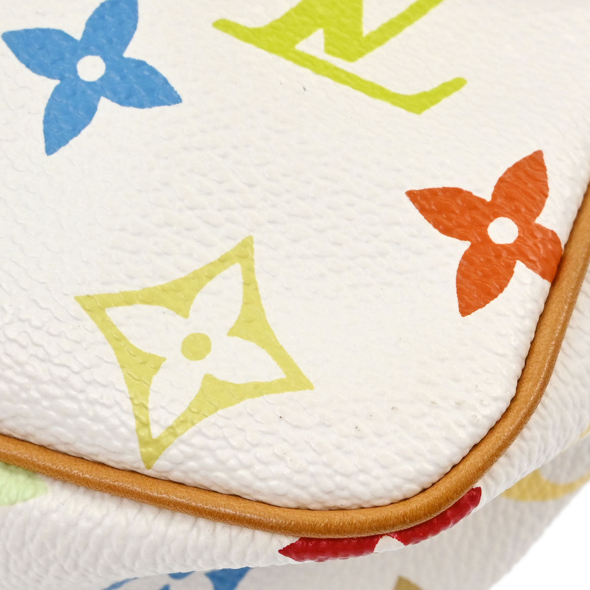 Louis Vuitton White Multicolor Pochette Accessoires M92649