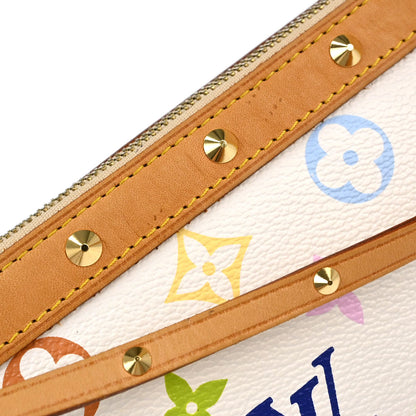 Louis Vuitton White Multicolor Pochette Accessoires M92649