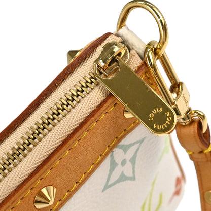 Louis Vuitton White Multicolor Pochette Accessoires M92649