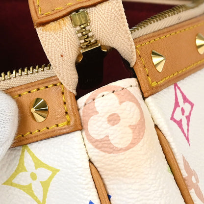 Louis Vuitton White Multicolor Pochette Accessoires M92649