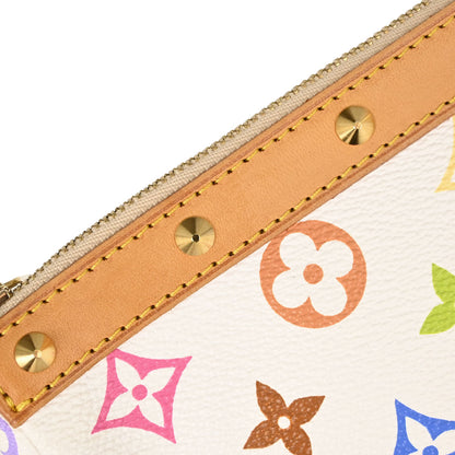 Louis Vuitton White Multicolor Pochette Accessoires Bag M92649