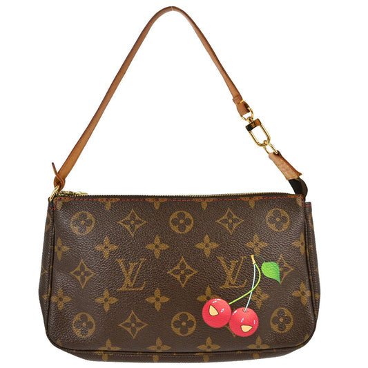 Louis Vuitton Monogram Cherry Pochette Accessoires Handbag M95008