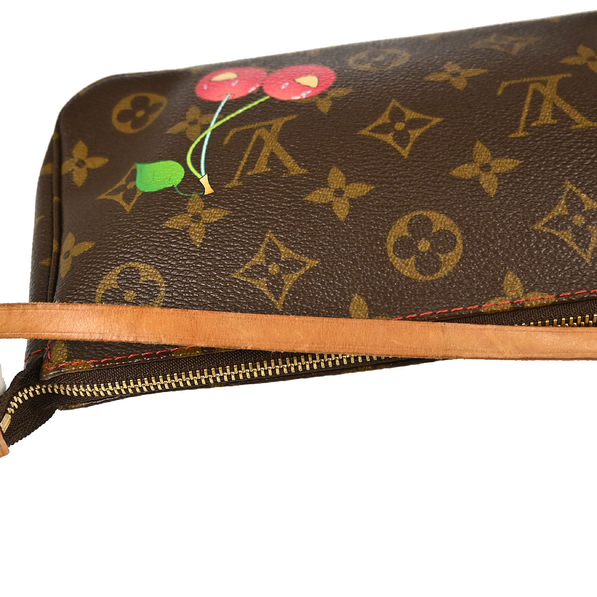 Louis Vuitton Monogram Cherry Pochette Accessoires Handbag M95008