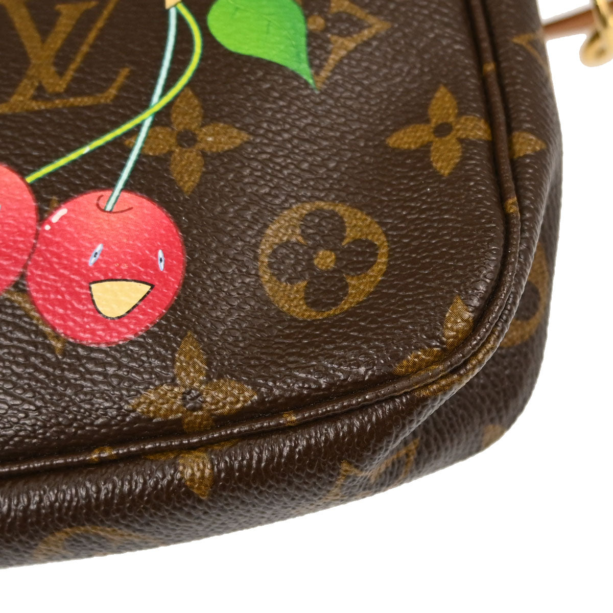Louis Vuitton Monogram Cherry Pochette Accessoires Handbag M95008