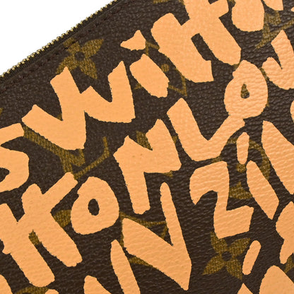 Louis Vuitton Beige Graffiti Pochette Accessoires Handbag M92193