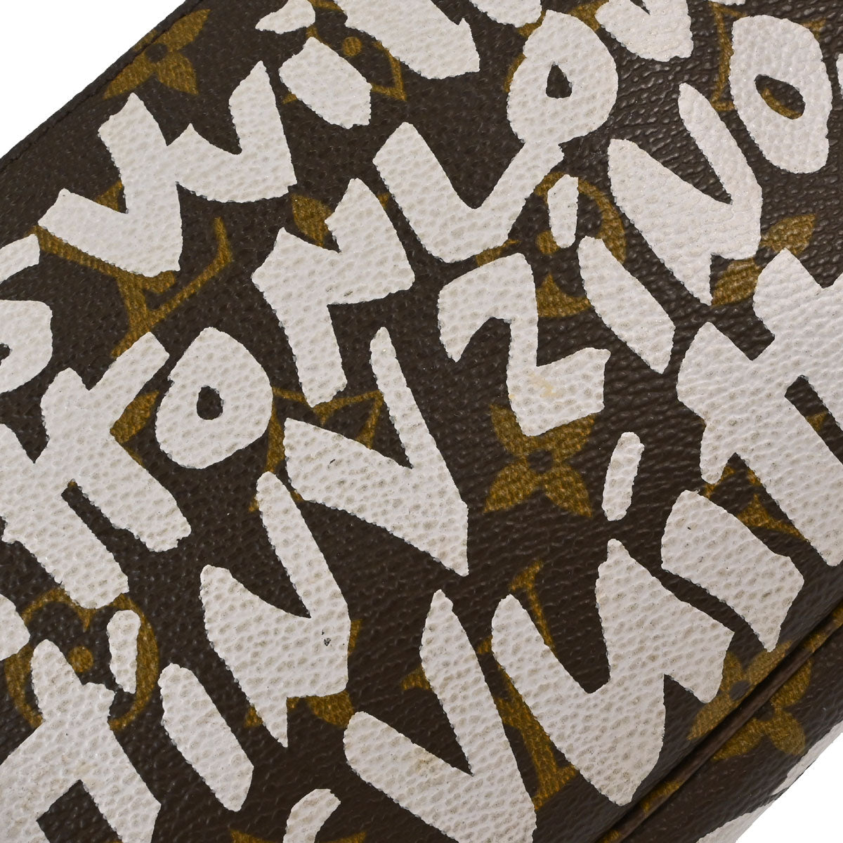 Louis Vuitton White Graffiti Pochette Accessoires Handbag M92192