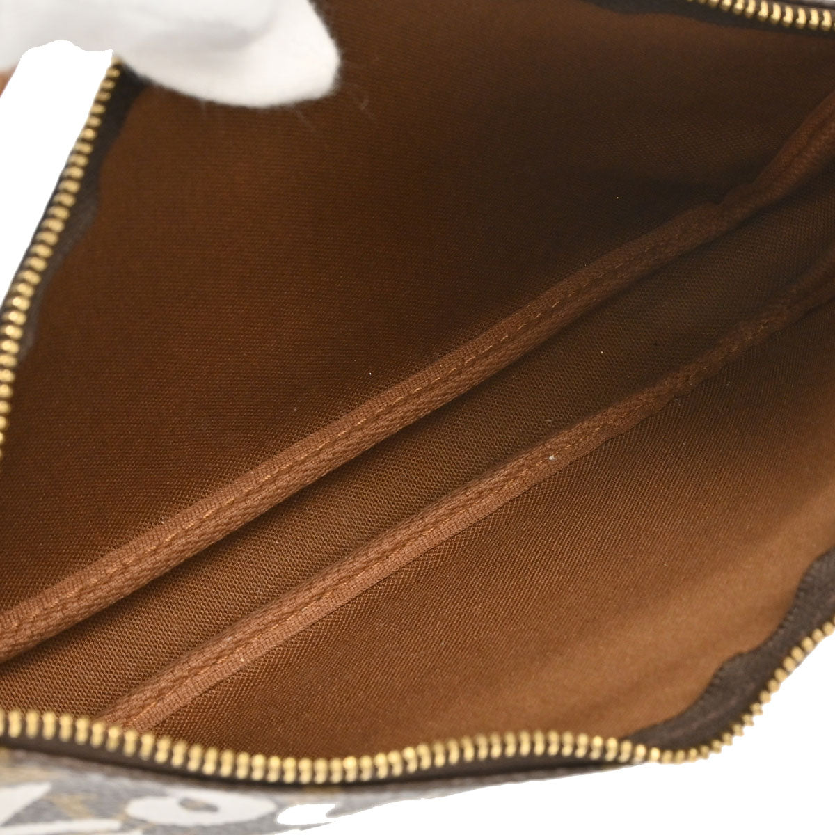 Louis Vuitton White Graffiti Pochette Accessoires Handbag M92192