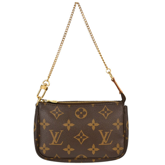 Louis Vuitton Monogram Mini Pochette Accessoires Handbag M58009