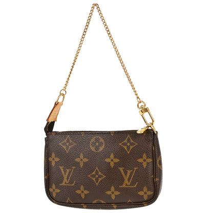 Louis Vuitton Monogram Mini Pochette Accessoires Handbag M58009