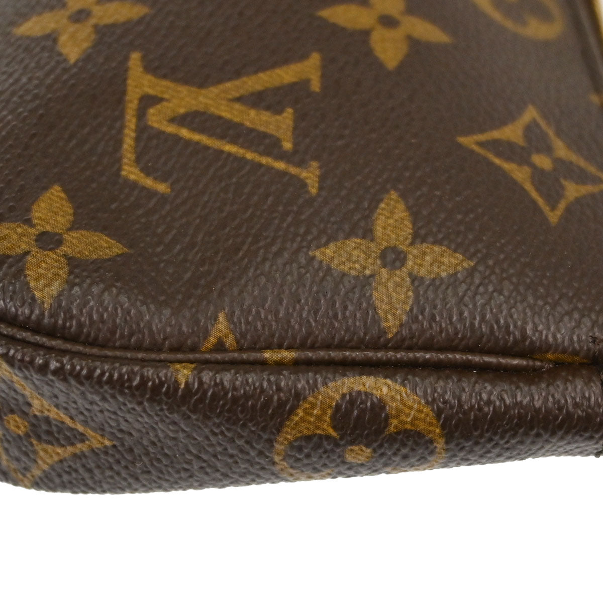 Louis Vuitton Monogram Mini Pochette Accessoires Handbag M58009