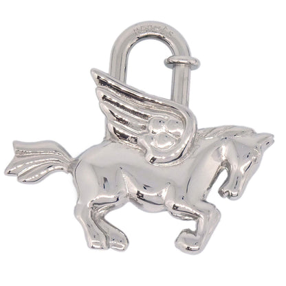 Hermes 1993 Le Cheval Pegasus Cadena Silver Small Good