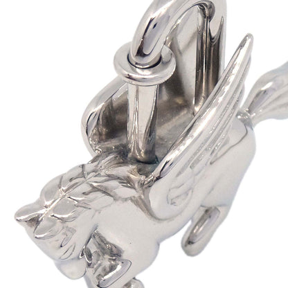 Hermes 1993 Le Cheval Pegasus Cadena Silver Small Good