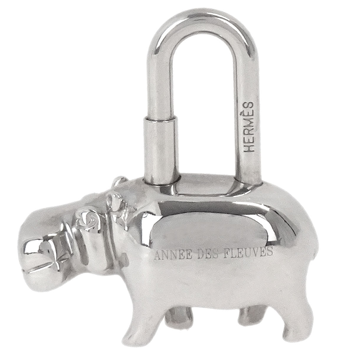 Hermes 2005 Annee Des Fleuves Cadena Silver Small Good