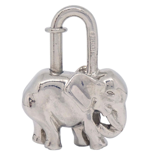 Hermes 1988 Elephant Cadena Silver Small Good