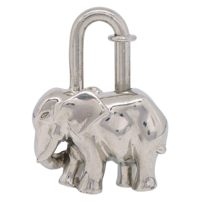 Hermes 1988 Elephant Cadena Silver Small Good