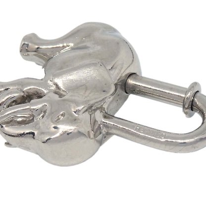 Hermes 1988 Elephant Cadena Silver Small Good