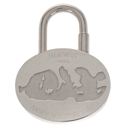 Hermes 2003 Mediterranean Cadena Padlock Silver Small Good