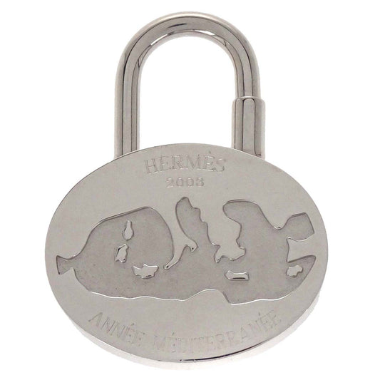 Hermes 2003 Mediterranean Cadena Padlock Silver Small Good