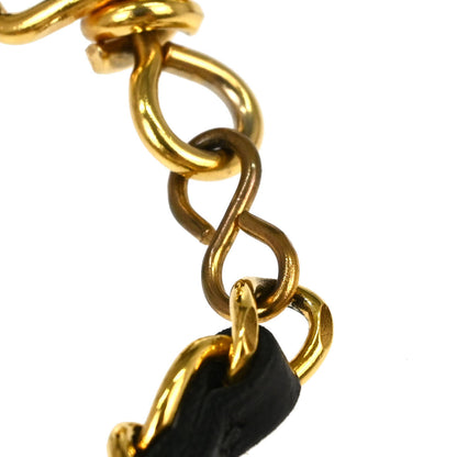 Chanel Black Lambskin Chain Strap Wallet